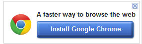 Google Advertises Google Chrome in Firefox