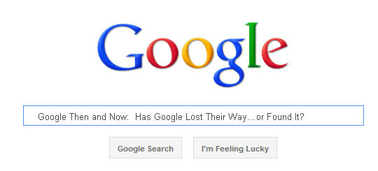 Google Then and Now: Can Google Succeed?