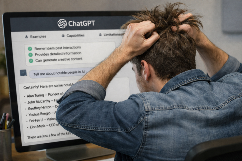 frustration over AI knowledge search